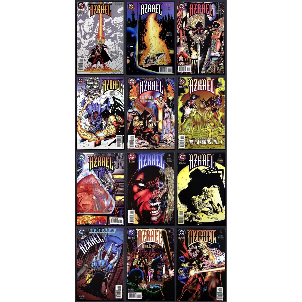 Vintage Azrael DC Comics 12x Lot 1-12 1995-1996 Batman O'Neil‎ Kitson